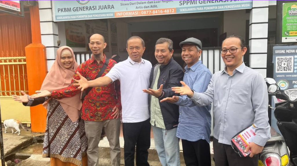 Kunjungan Coach Fahmi ke PKBM Generasi Juara